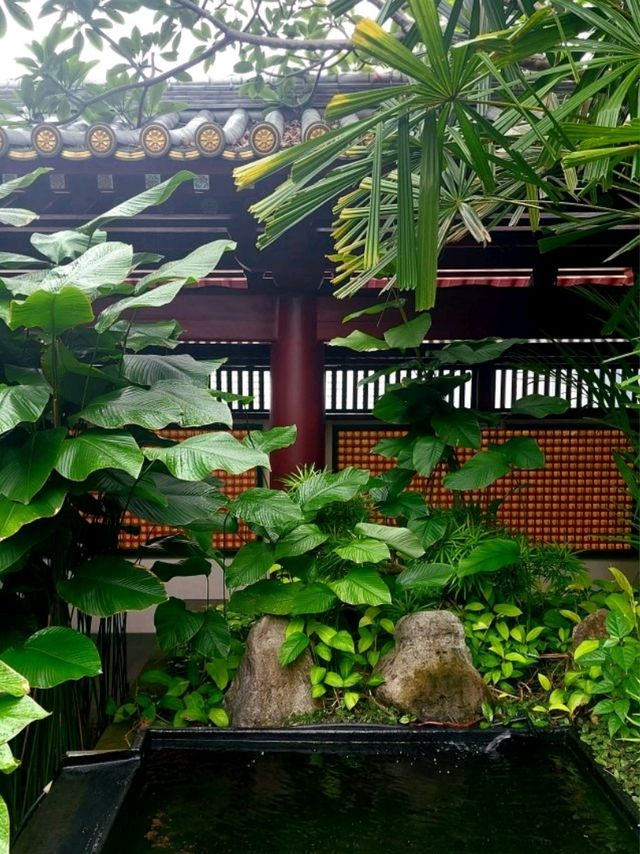 A Tranquil Escape at Buddha Tooth Relic Rooftop Garden