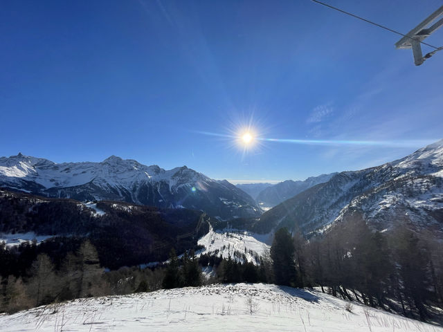 Most Beautiful Alpine View Bernina Express