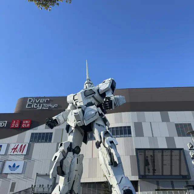 【東京】台場必去景點！Gundam模型實物大