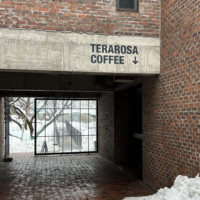 테라로사 커피공장, 설경을 보며 커피 한 잔☕️