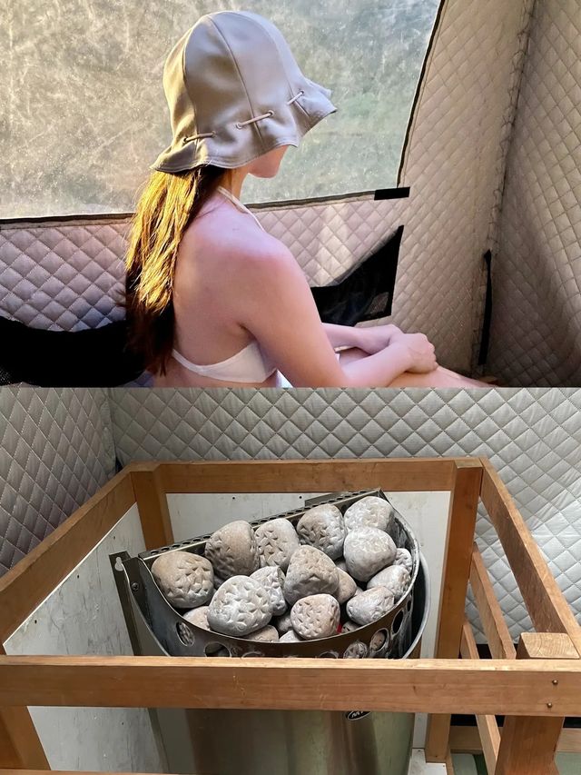 【最高】整った後は川にダイブ！おちあいろうの貸切プライベートテントサウナが凄い⛺️🧖‍♀️