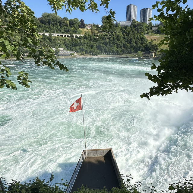 Largest waterfall in Switzerland