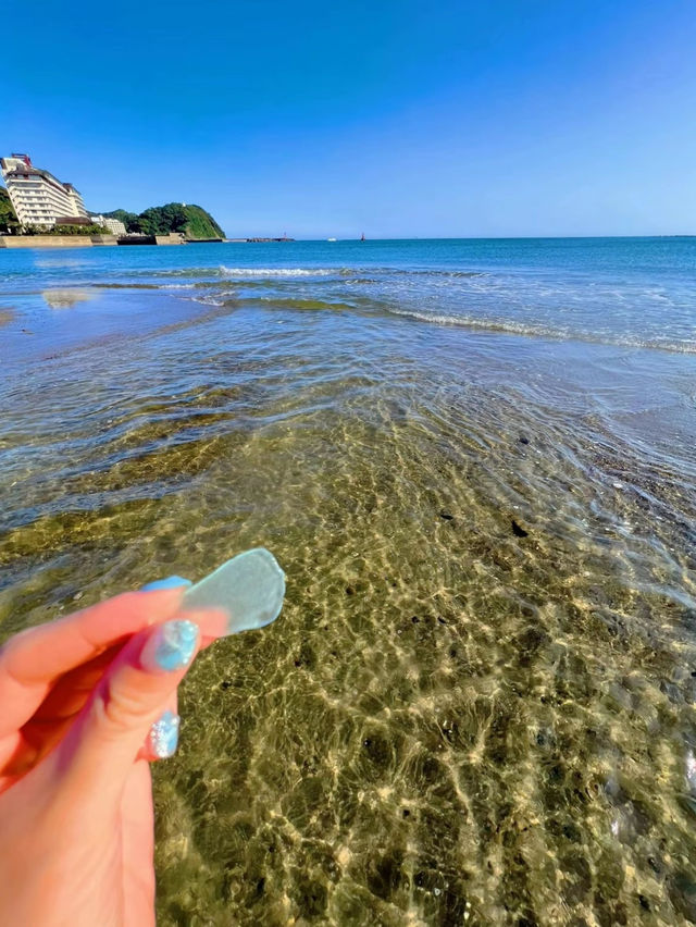 【千葉】夏を先取り!!透明度バツグンの海でシーグラス拾い𓇼𓆡𓆉 ⋆