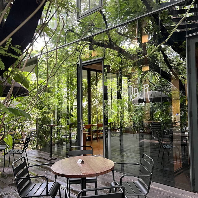 森の中にいるようなカフェ🌿