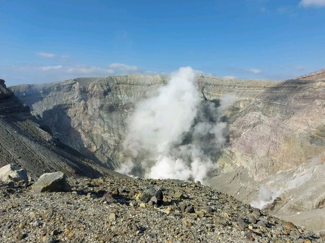 🌏環遊世界🌐慶幸一睹靜態・阿蘇中岳火山口