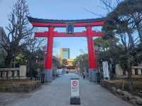 The visit to Tomioka Hachiman Shrine