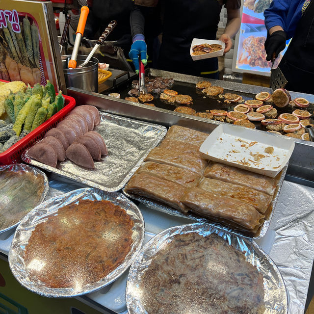 속초 중앙시장 오징어순대 맛집 황부자튀김!