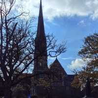 Gold town in Ballarat . Fall season