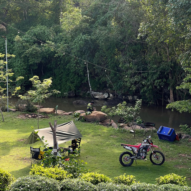 ที่พักแคมป์ปิ้ง ริมลำธาร ไม่ไกลจากอุดรธานี ⛺️🏕️