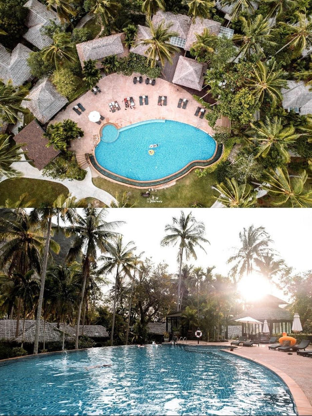 บ้านใสในที่พักกระบี่ สระว่ายน้ำวิวสุดปัง 🌴🌅
