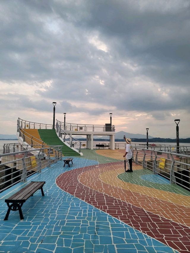 사천일몰을 가장 멋지게 볼수 있는 대포항전망대🧡