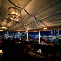 Rooftop bar with a nice view of Singapore 