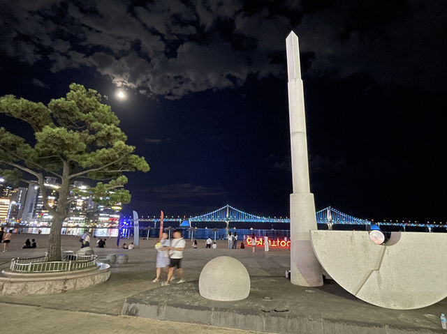 韓國釜山 廣安沙灘怎麼這麼舒服 Gwangali Beach