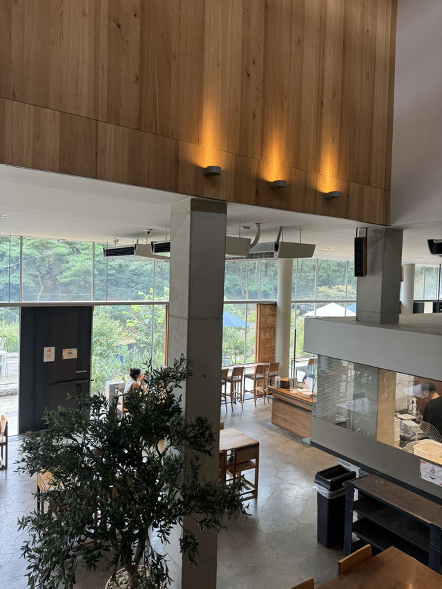 넓고 웅장한 초 대형 감성카페 바우어 🌲🌳