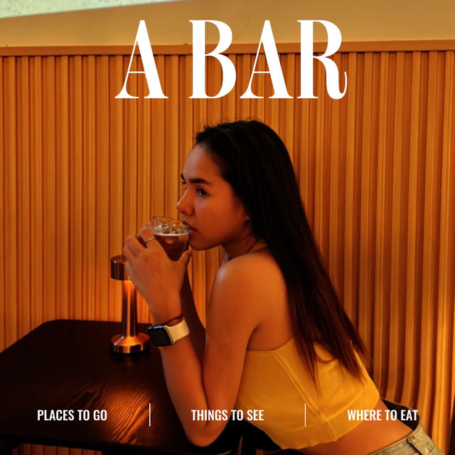 ✨A BAR  พิกัดลับร้านเทสดี ย่านลำพูน 