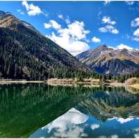Dagu Lake : ทะเลสาบต๋ากู่ ในฤดูใบไม้เปลี่ยนสี
