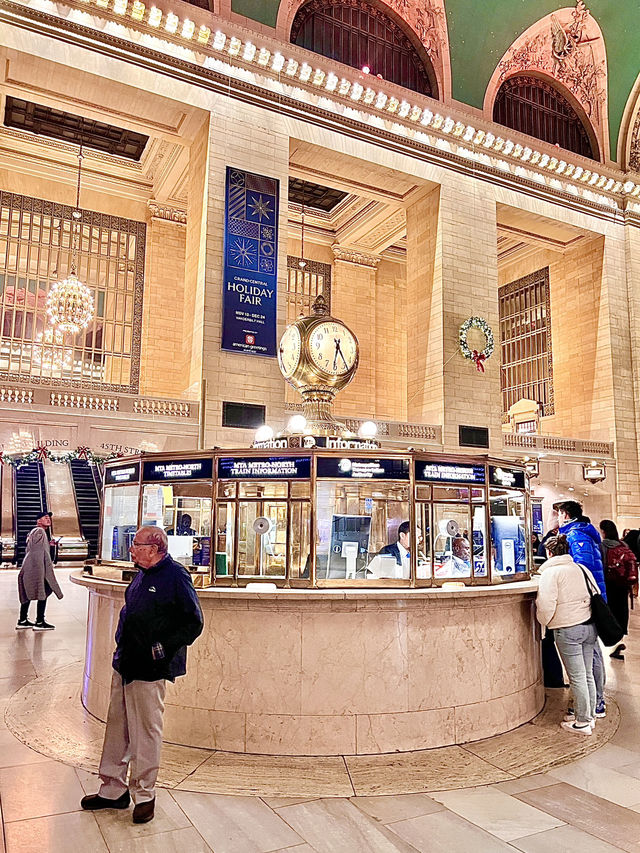 [紐約旅遊］Grand Central Terminal-紐約最美車站🏛️