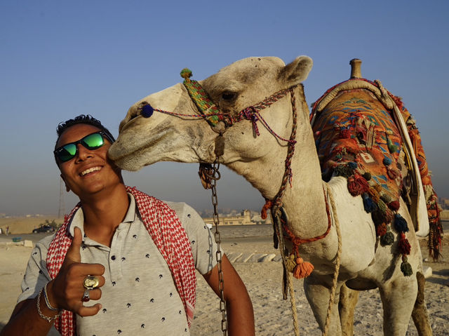 Fun Camel Ride at the Pyramids of Giza🐫