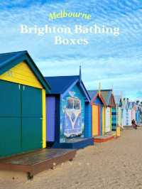 The Brighton Bathing Boxes in Melbourne