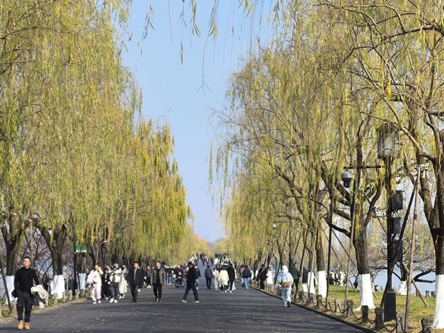 Morning walk at West Lake, Hangzhou