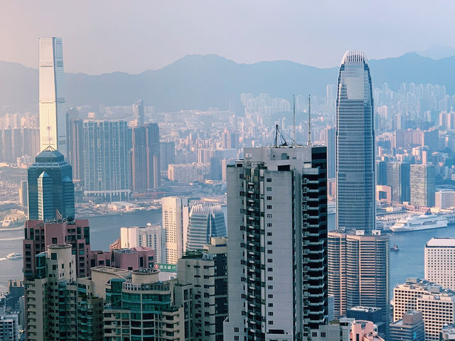 Golden Glow to Neon Brilliance: The Peak at Sunset