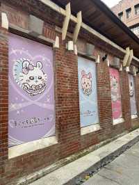 台北華山文創園區史努比與海綿寶寶