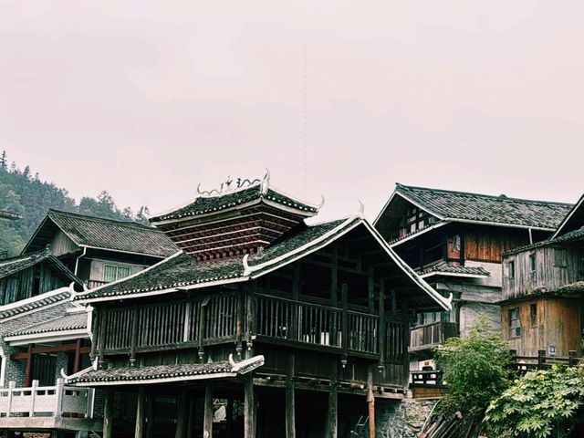 中国湖南著名景点：橫嶺古侗寨，适合打卡拍照📸