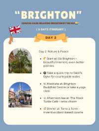 Brighton 3-days itinerary 🤩