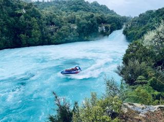 胡卡瀑布 Huka Falls｜比照片更震撼的陶波自然奇景