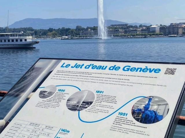 日內瓦 | 140公尺的衝天水柱---日內瓦湖大噴泉 Jet d'Eau