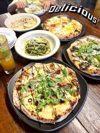 Pizzas in Malay Traditional House 🍕
