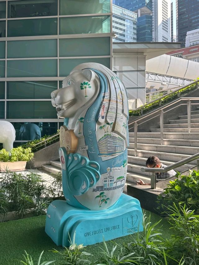 🦁📸 “Where the Lion Roars and the City Shines!” – Merlion Park
