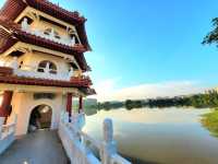 Twin Pagoda: A Peaceful Spot by the Lake