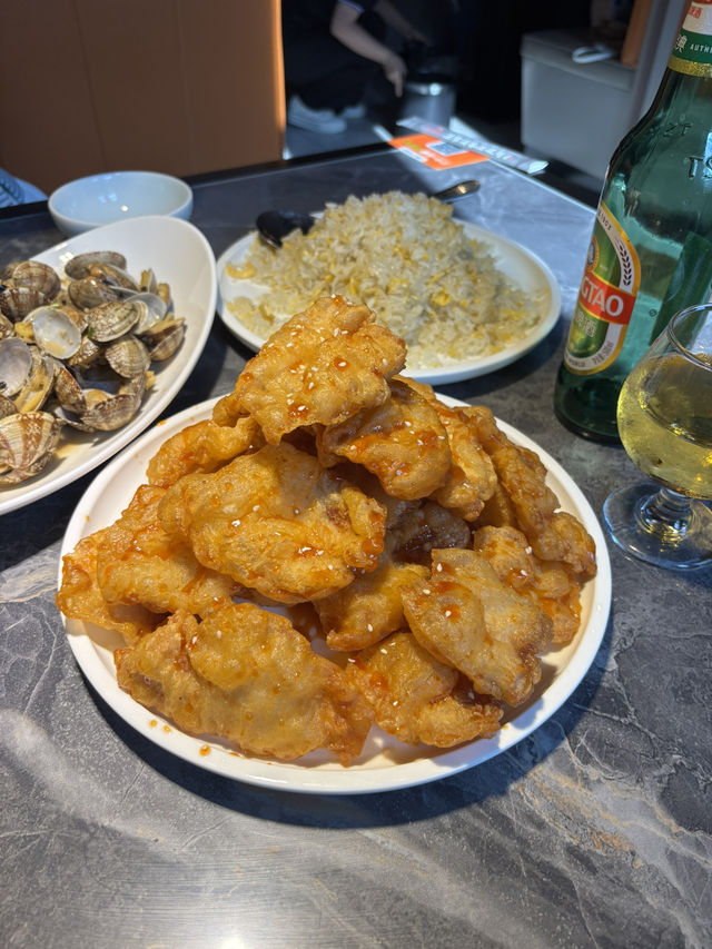 중국 칭따오에서 꼭 가기 좋은 바지락 요리점🤭