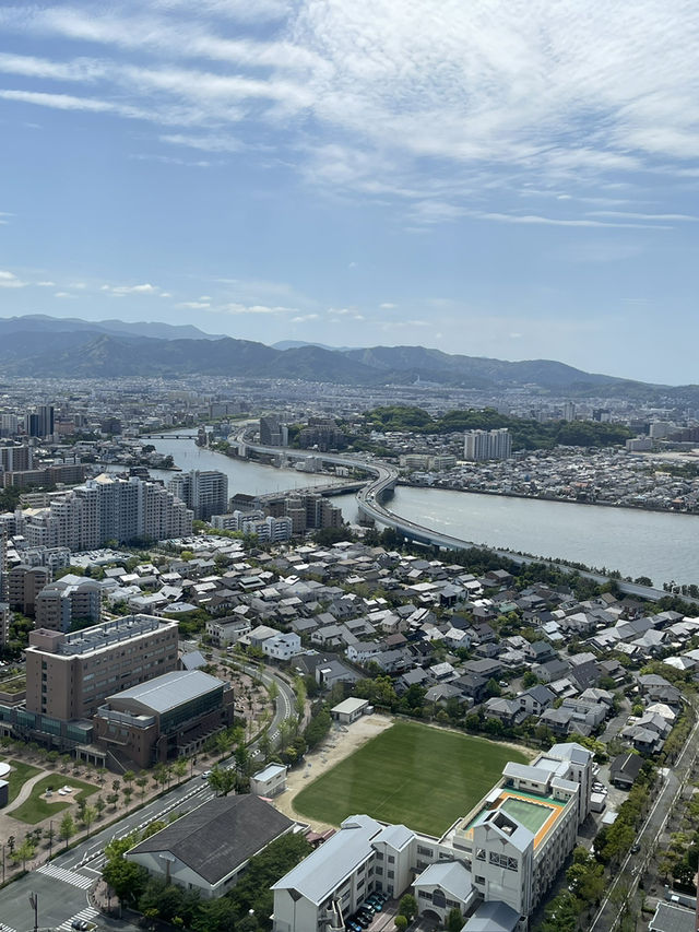 登上福岡塔｜看見福岡的浪漫與廣闊