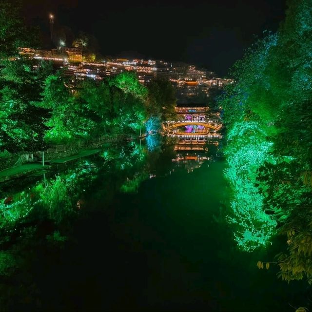 Xijiang Town at Night Is Straight Up Magic