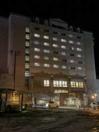 traditional tatami-style hotel at Hokkaido Onsen village 
