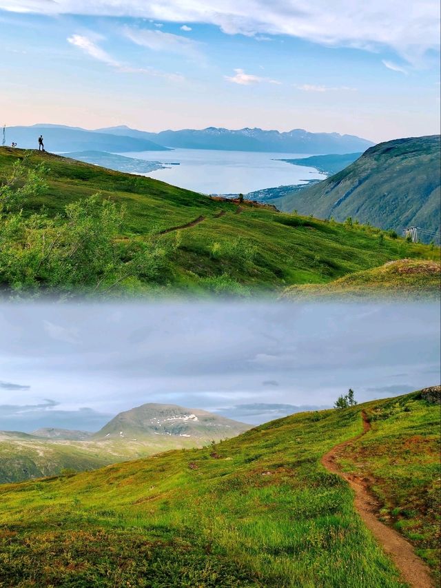 特羅姆瑟纜車的山頂