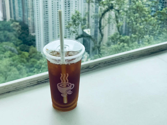 จุดชมวิว Pacific Coffee ฮ่องกง ☕️🌿 