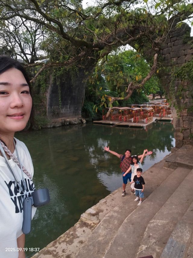 打卡小眾桂林陽朔遇龍河小橋美景🤩