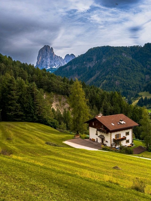 Picturesque Alpine town