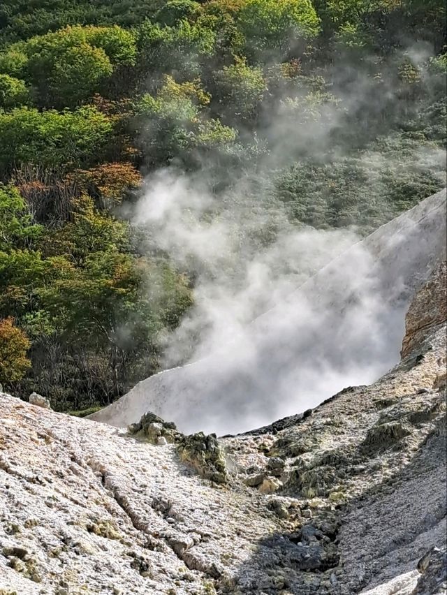 “Journey Through Steam: The Hiking Path to Hell Valley’s Onsen”