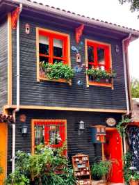 Kariye Mosque and the Colorful Houses