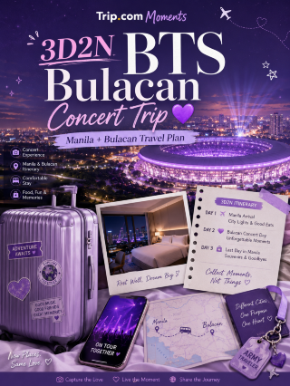 3D2N BTS Bulacan Concert Trip: Manila + Bulacan Travel Plan 💜✈️🏟️
