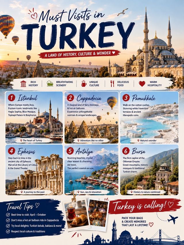 Turkey is a Paradise for Food Lovers! 🍽️✨