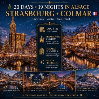 🎅✨慢旅行的魔法：在阿爾薩斯度過難忘的20天聖誕節時光🇫🇷