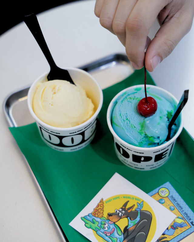 DOBY HOPE: คาเฟ่ไอศกรีมโฮมเมดสไตล์ชิคสุดคูล 🍦