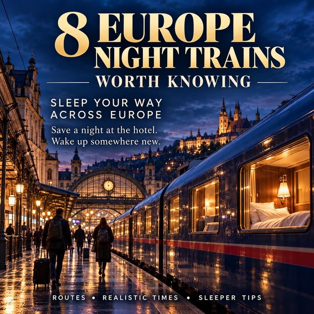 🚆🌙 8 European Night Trains That Level Up Your Adventure