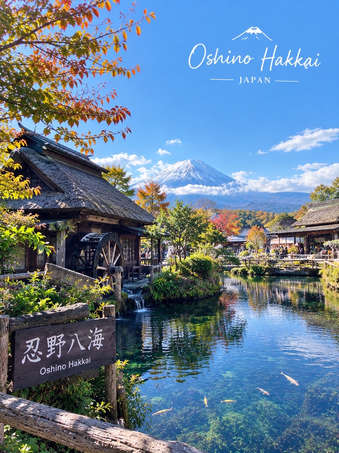 🌿🇯🇵 Oshino Hakkai (โอชิโนะ ฮักไก) ประเทศญี่ปุ่น 🏔️💦