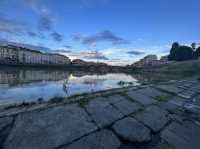 Walking by Ponte Vecchio during the day